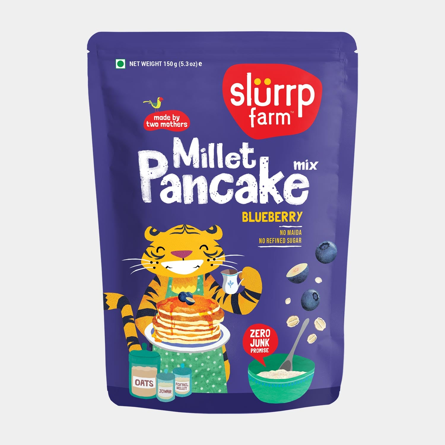 Pancake : Blueberry Millet Pancake